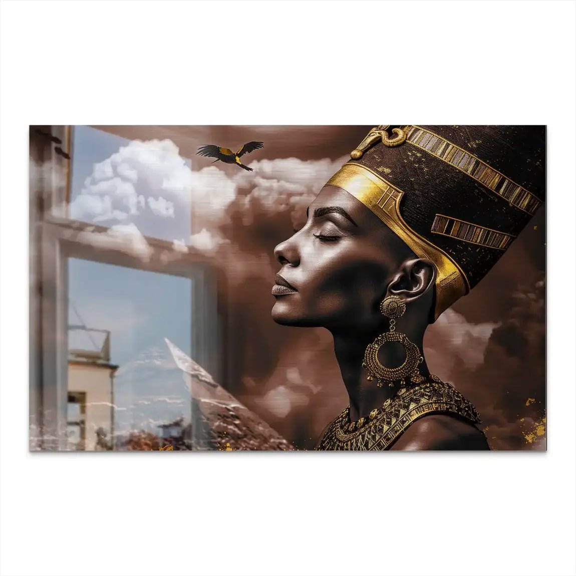Queen Kleopatra Nr.4 Retro AluDibond Gebürstet INGALERIE