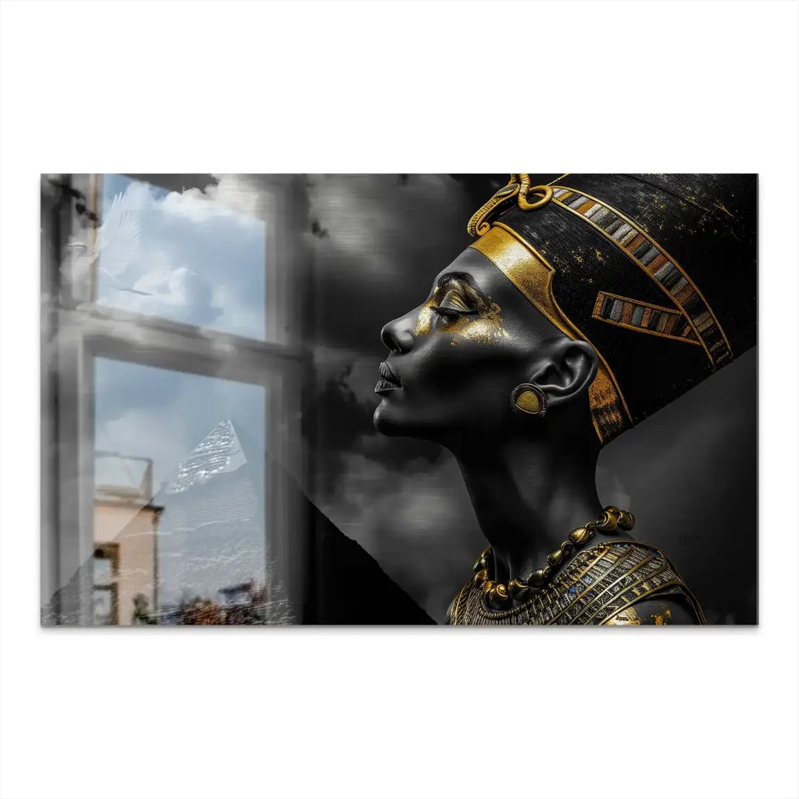 Queen Kleopatra Nr.4 Dark AluDibond Gebürstet INGALERIE