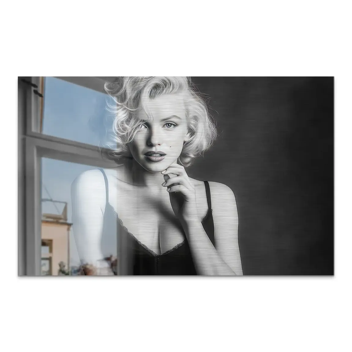 Marilyn Monroe Silent Erotik Alu Dibond Gebürstet INGALERIE