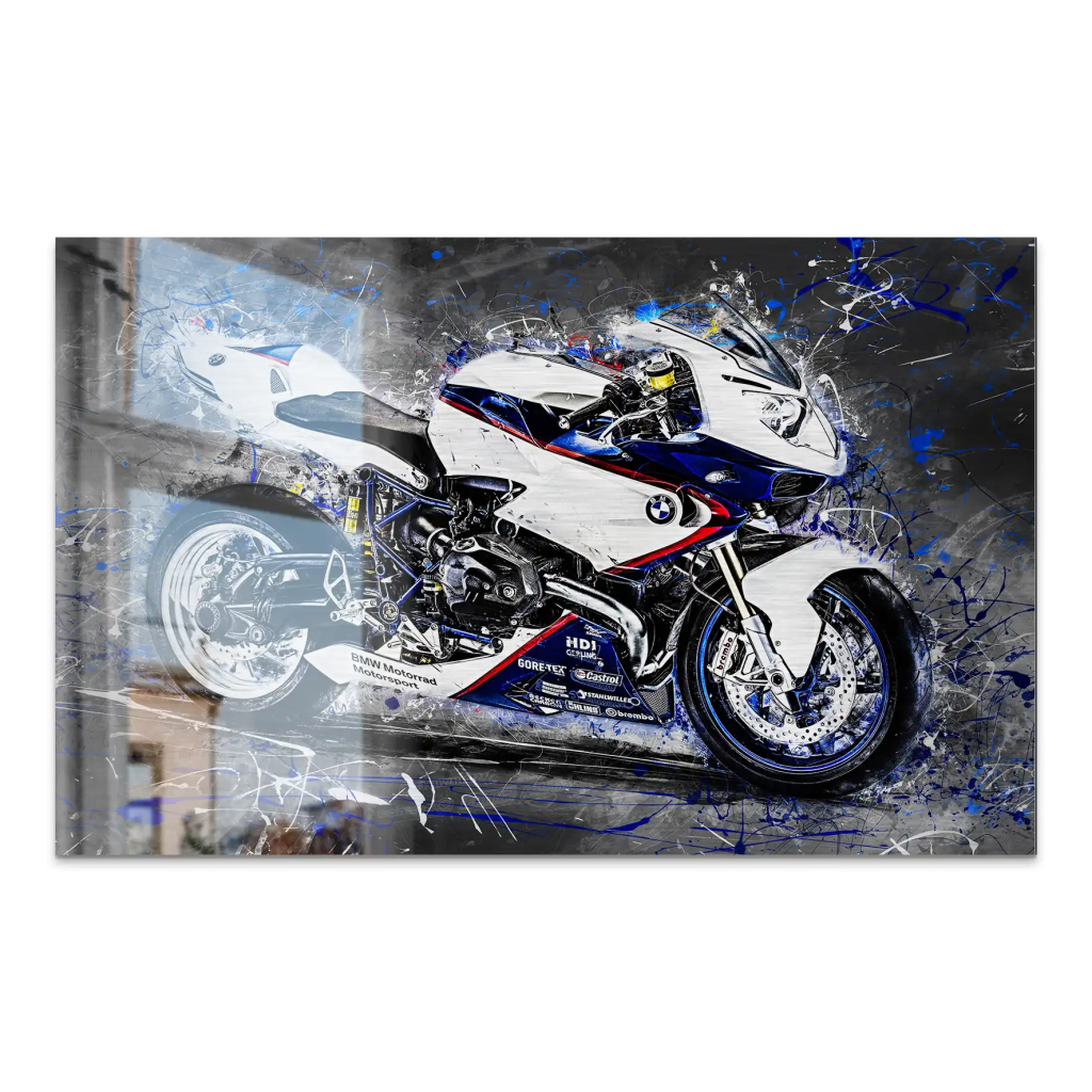 BMW HP2 Abstrakt Style Alu Gebürstet INGALERIE