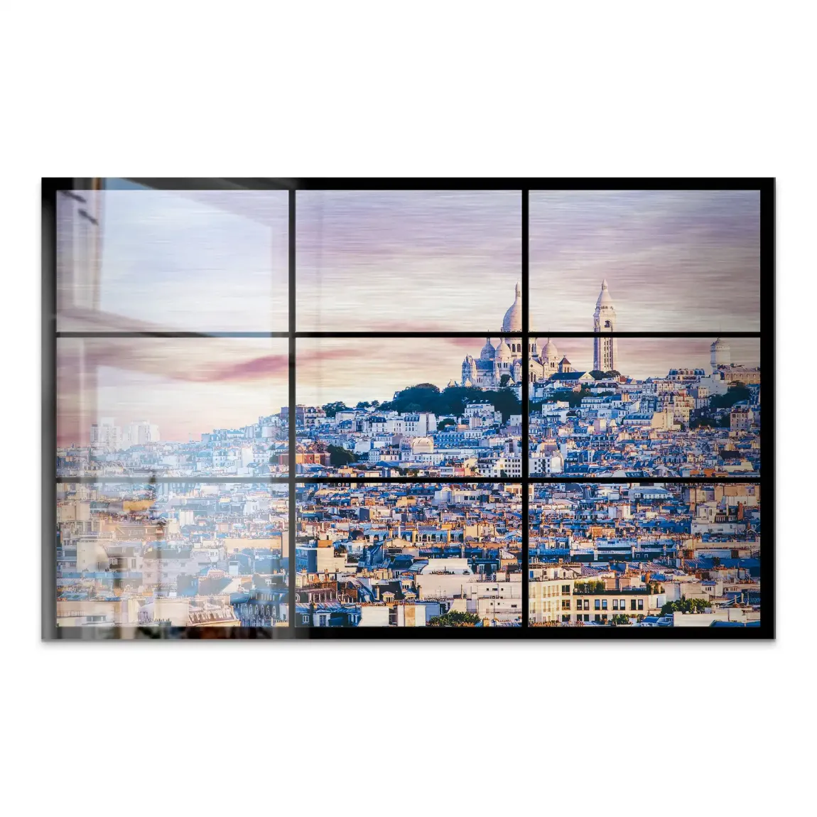 Paris Montmartre AluDibond Gebürstet