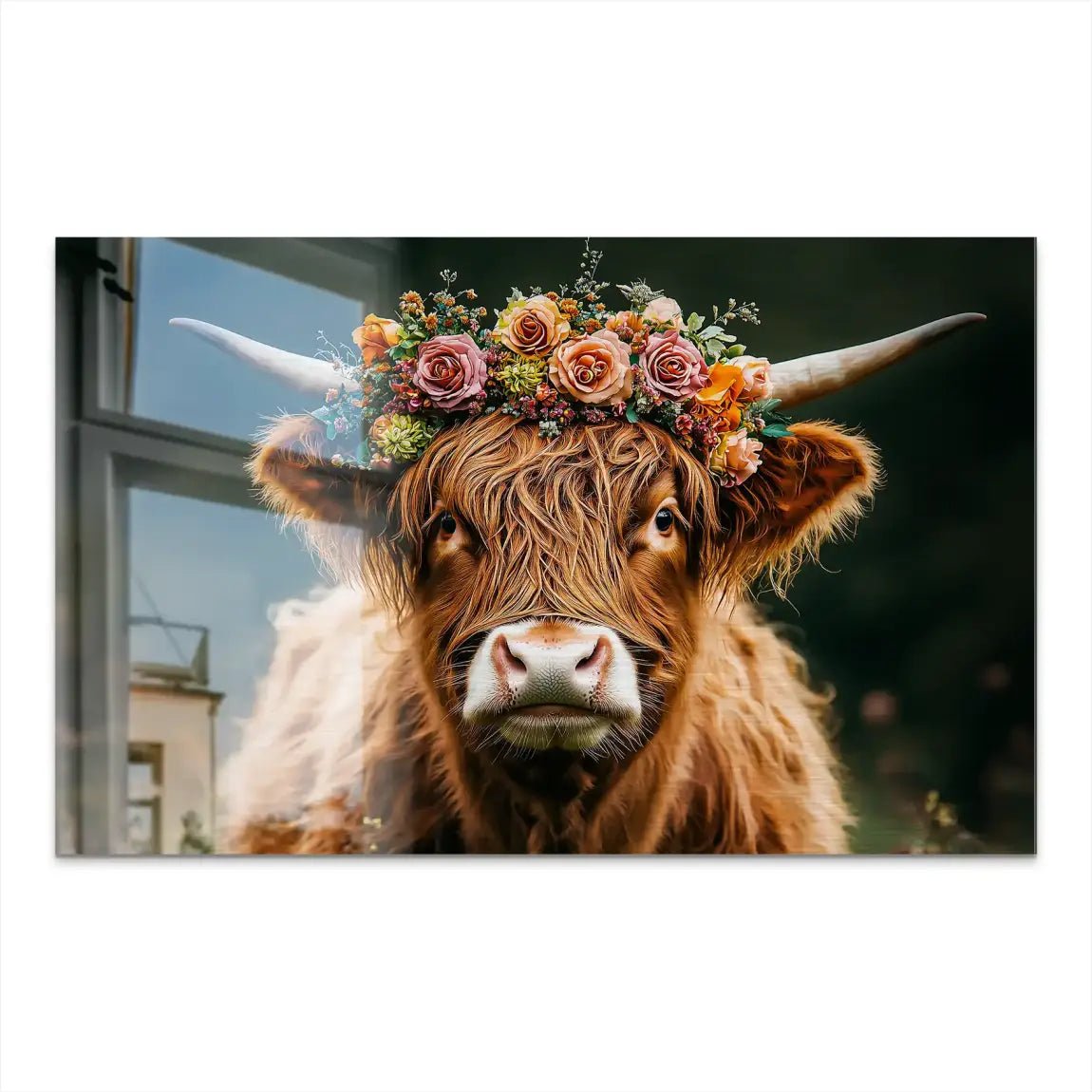 Highland Cow AluDibond Gebürstet INGALERIE