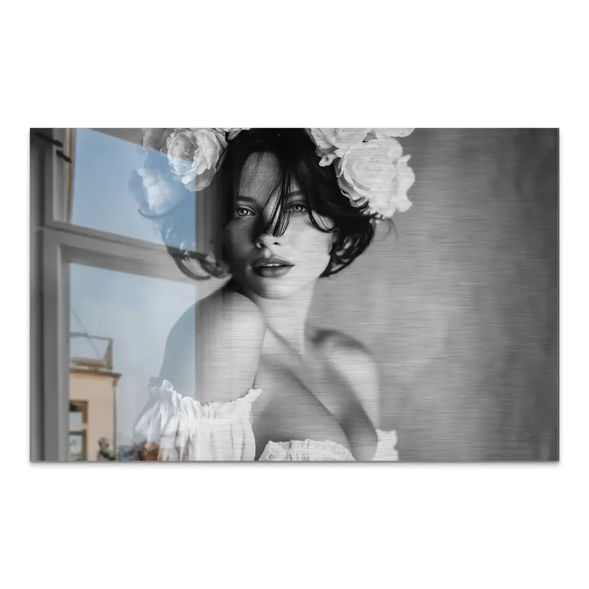 Whispered Roses Erotik Alu Gebürstet Bild