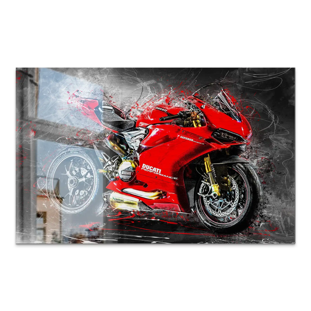 Ducati Panigale 1299 Abstrakt AluDibond Gebürstet INGALERIE