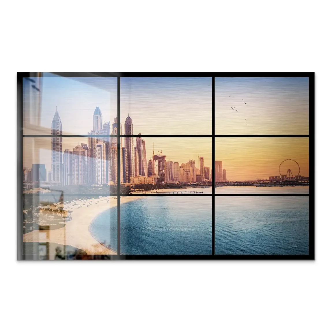 Golden Dunes Dubai AluDibond Gebürstet