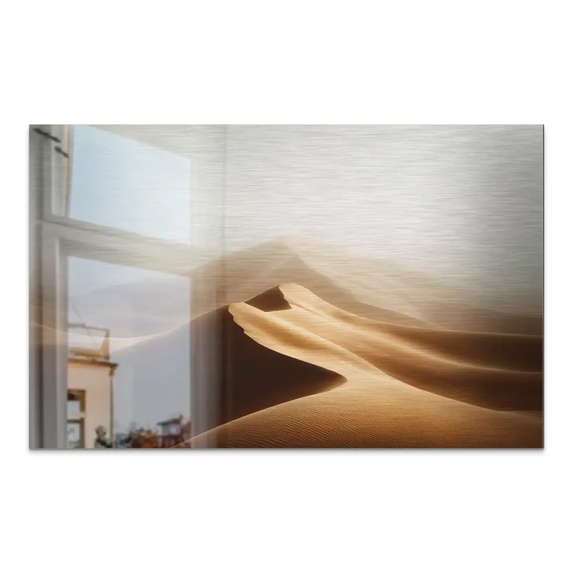 Wüstennebel AluDibond Gebürstet