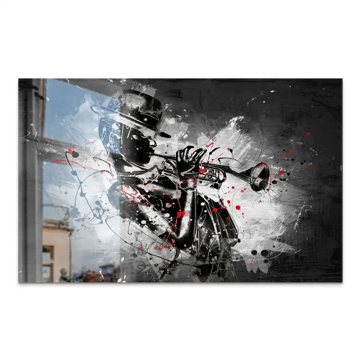 Jazzman Noir Symphony AluDibond Gebürstet