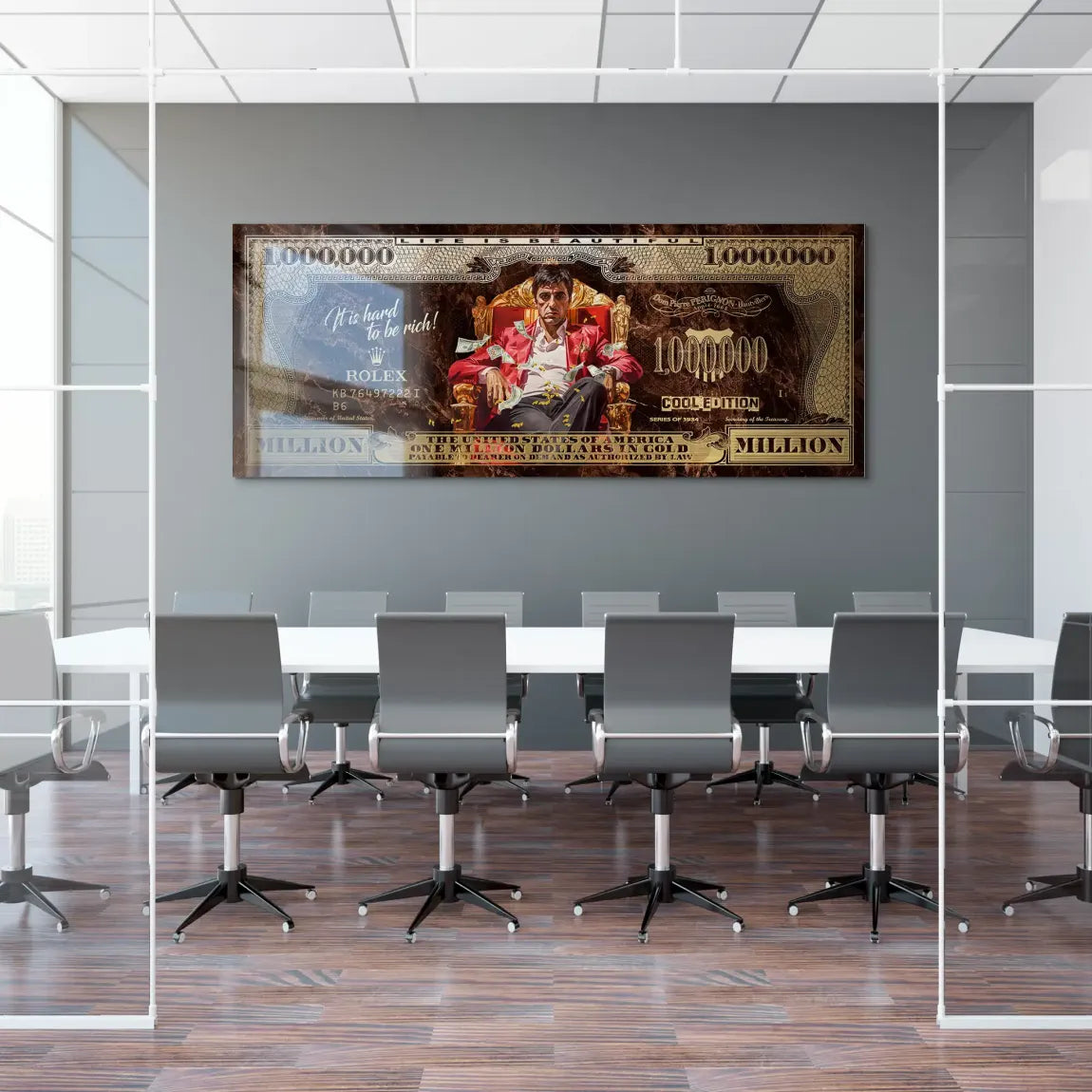 Scarface Million Legacy Dollar Alu Gebürstet