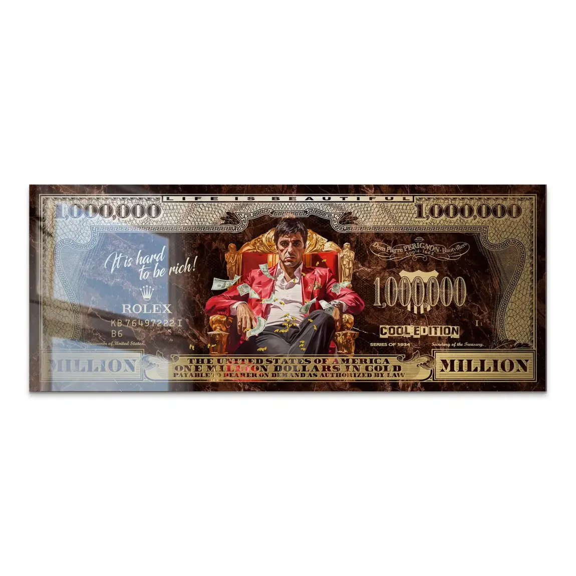 Scarface Million Legacy Dollar Alu Gebürstet