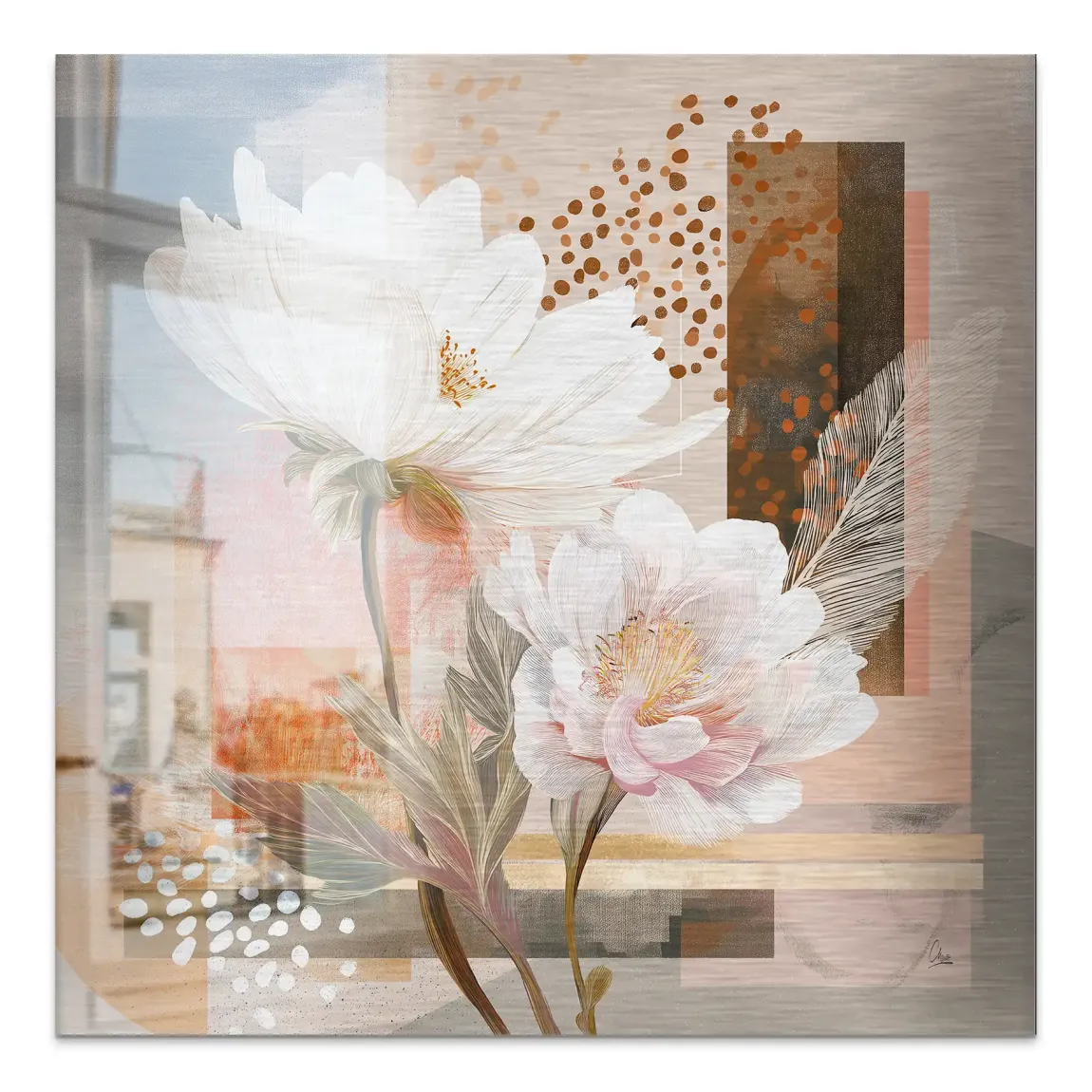 Soft Bloom Alu Gebürstet Bild