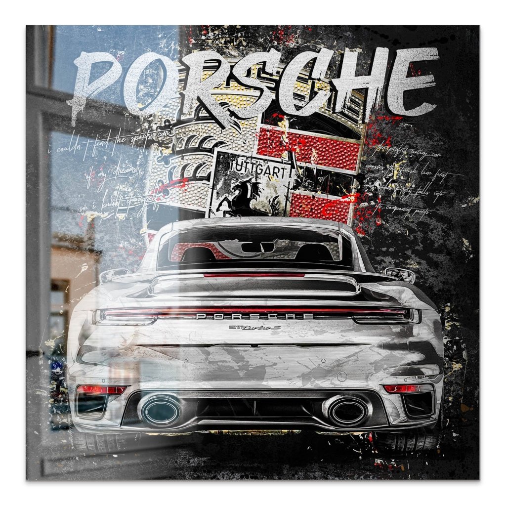 Shadowline Porsche Turbo Alu gebürstet Bild INGALERIE