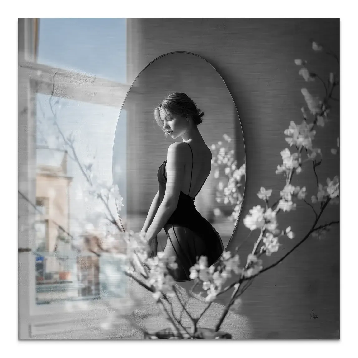 Velvet Muse Alu Gebürstet Bild