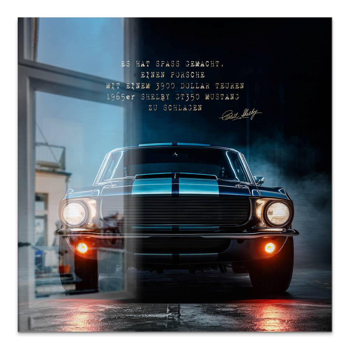 Ford Mustang Shelby Alu Gebürstet Bild