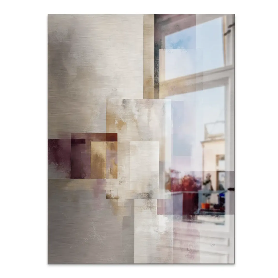 Mystic Geometry Alu Gebürstet Bild