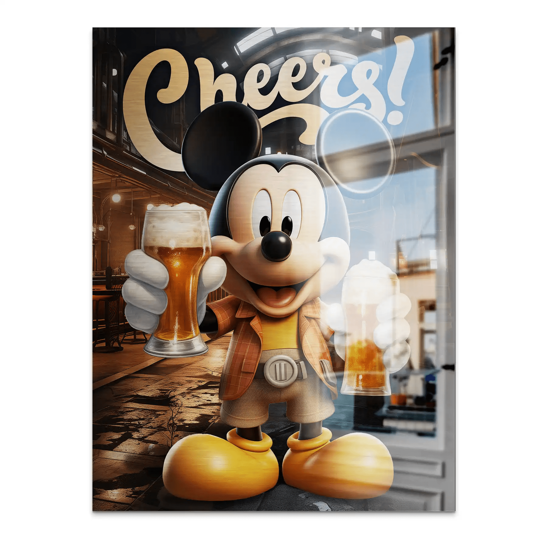 Micky Cheers Aludibond Gebürstet INGALERIE