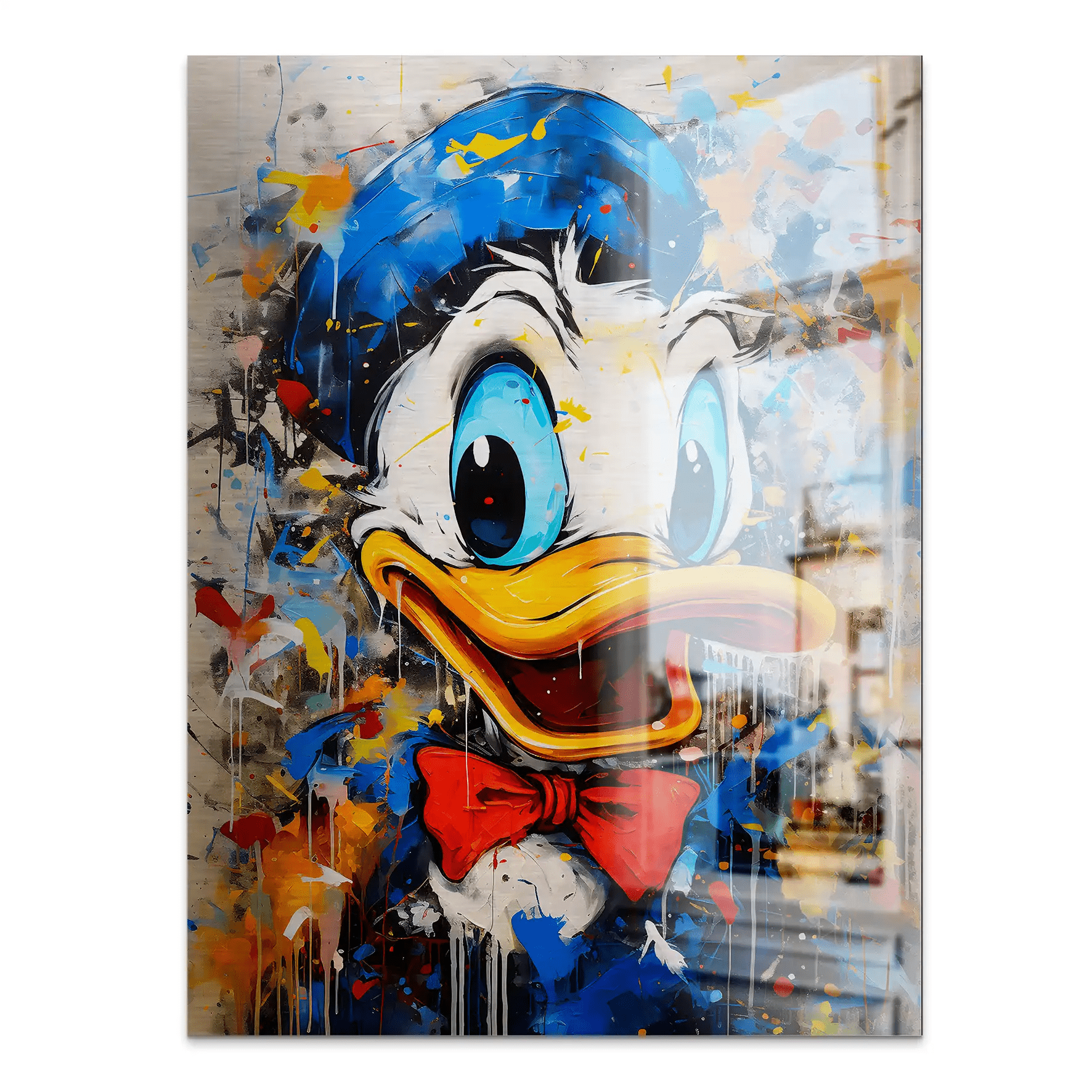 Donald Abstrakt Style Aludibond Gebürstet INGALERIE