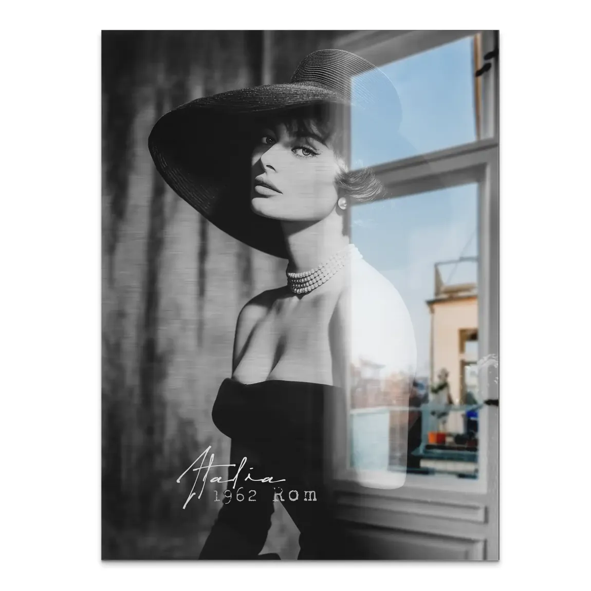 Sophia Loren Italia Aluminiumbild gebürstet
