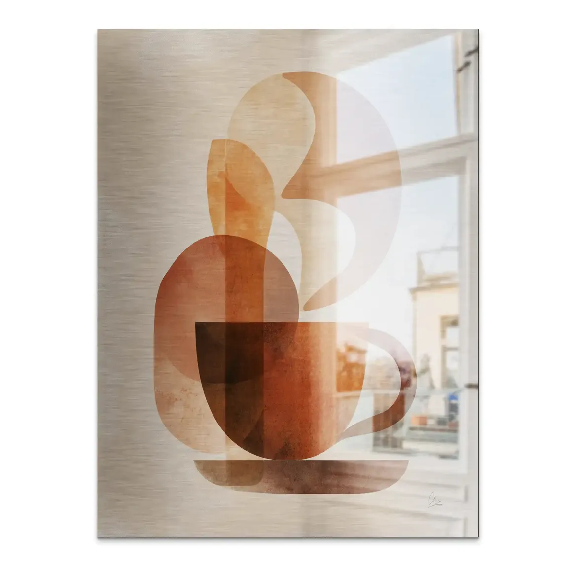 Warm Aroma Alu Gebürstet Bild