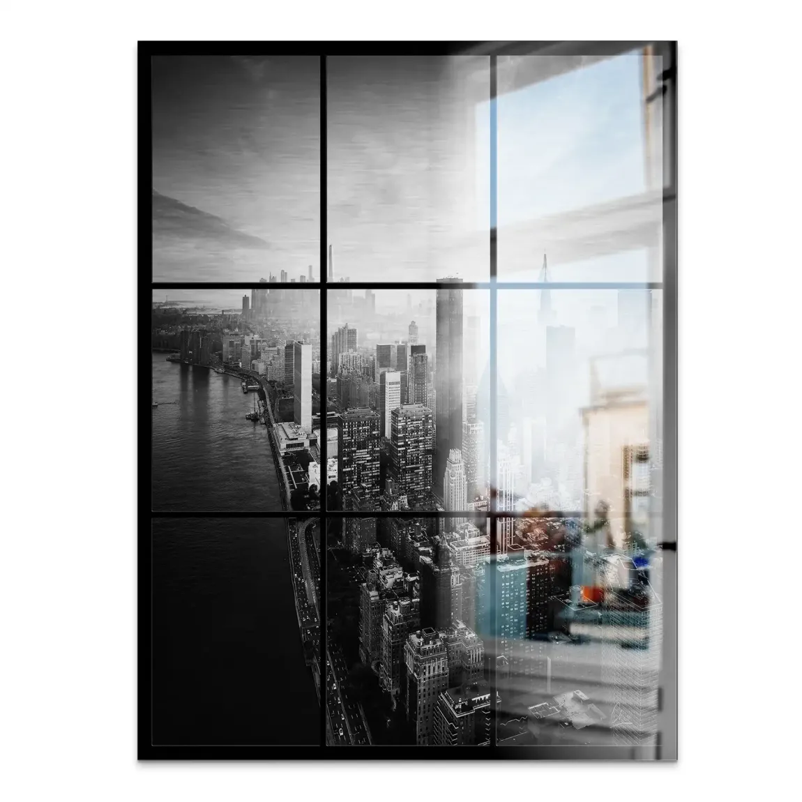 Silent Heights New York Alu Gebürstet Bild