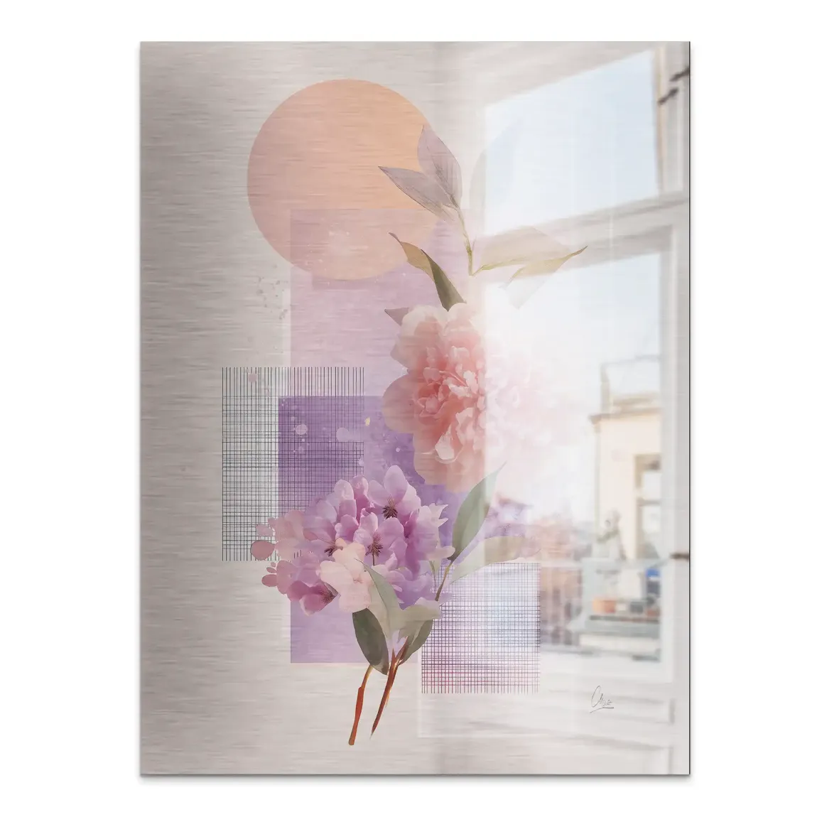 Soft Petal Harmony Alu Gebürstet Bild