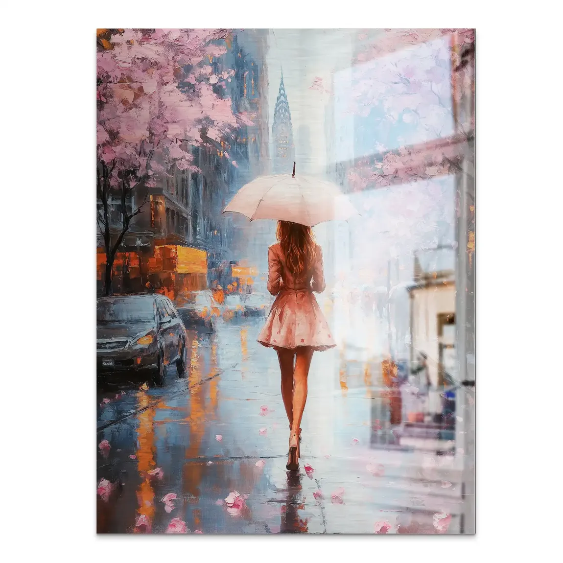 Color of Rain Aludibond Gebürstet Bild INGALERIE