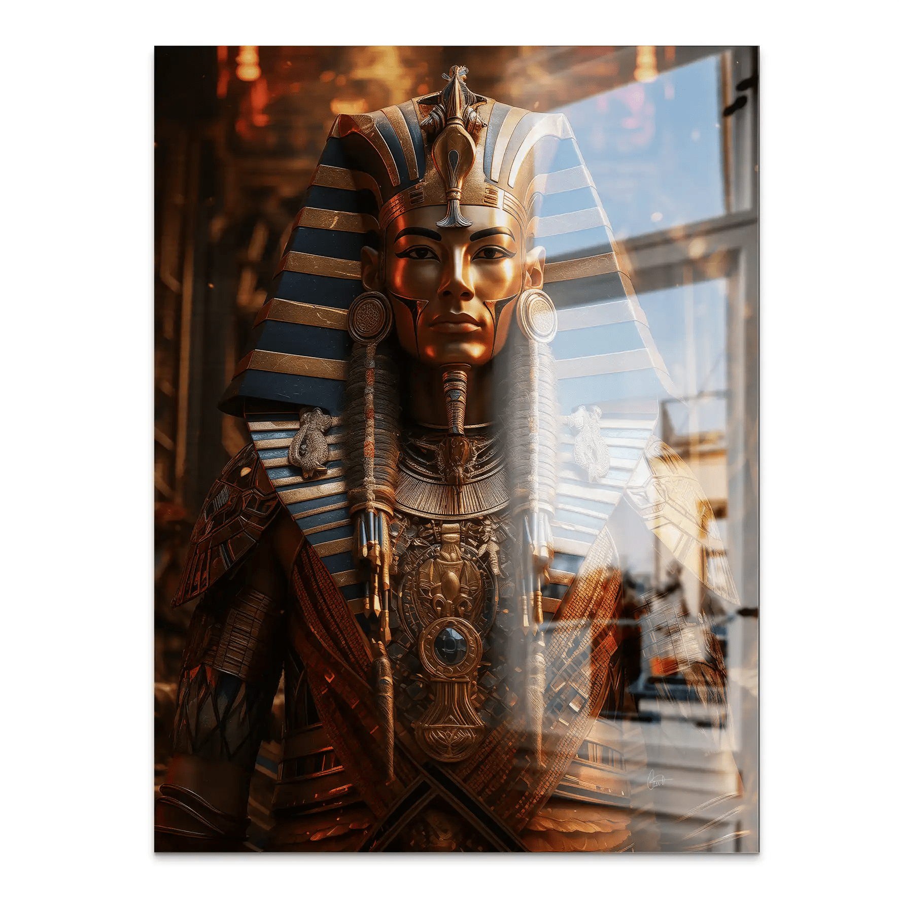 Legacy of the Pharaoh Alu gebürstet Bild INGALERIE