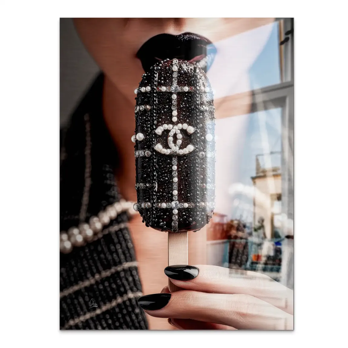 Black Pearl Ice Couture Alu Gebürstet  Bild