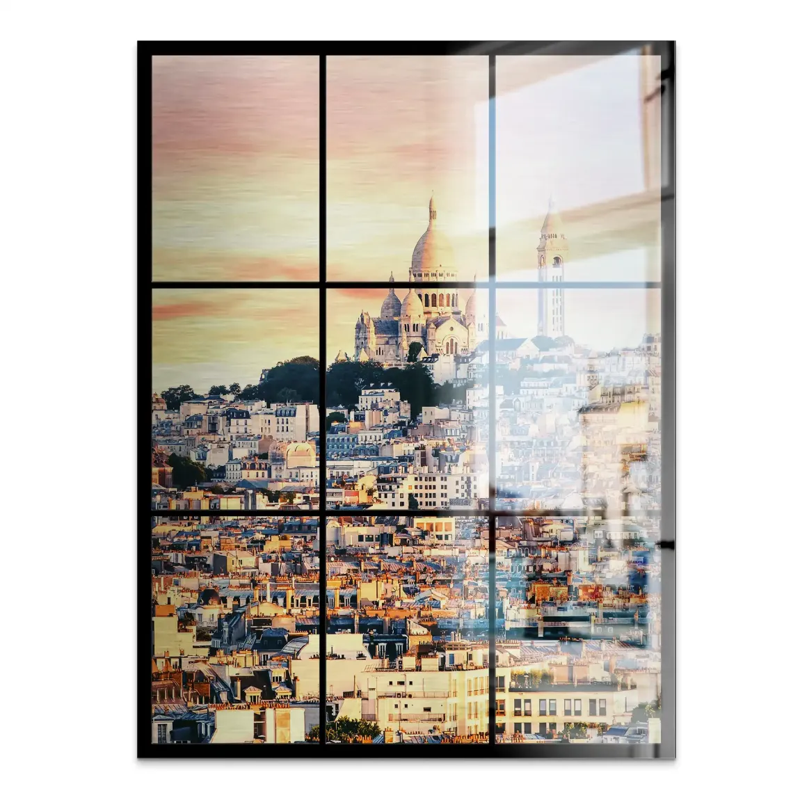 Sunrise Montmartre Paris Alu Gebürstet Bild