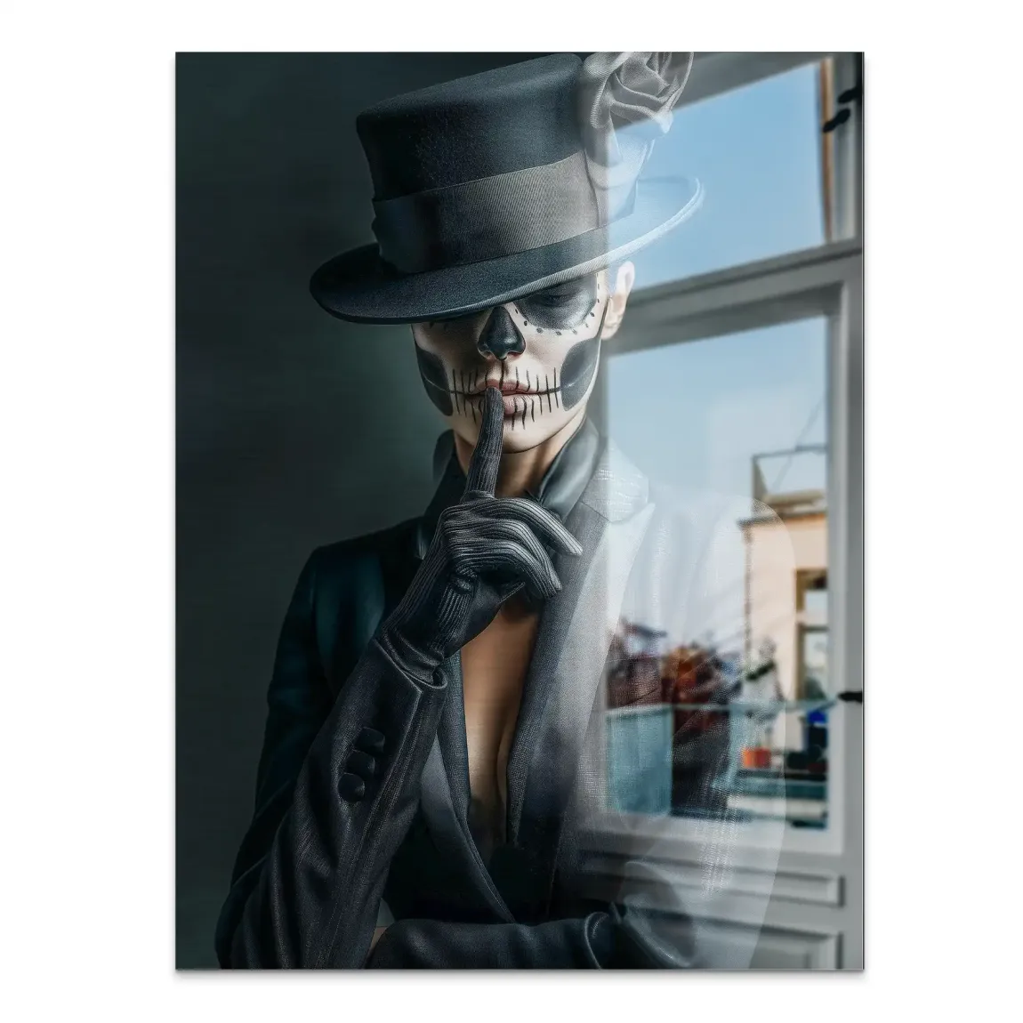 Silent la Catrina Aludibond Gebürstet INGALERIE