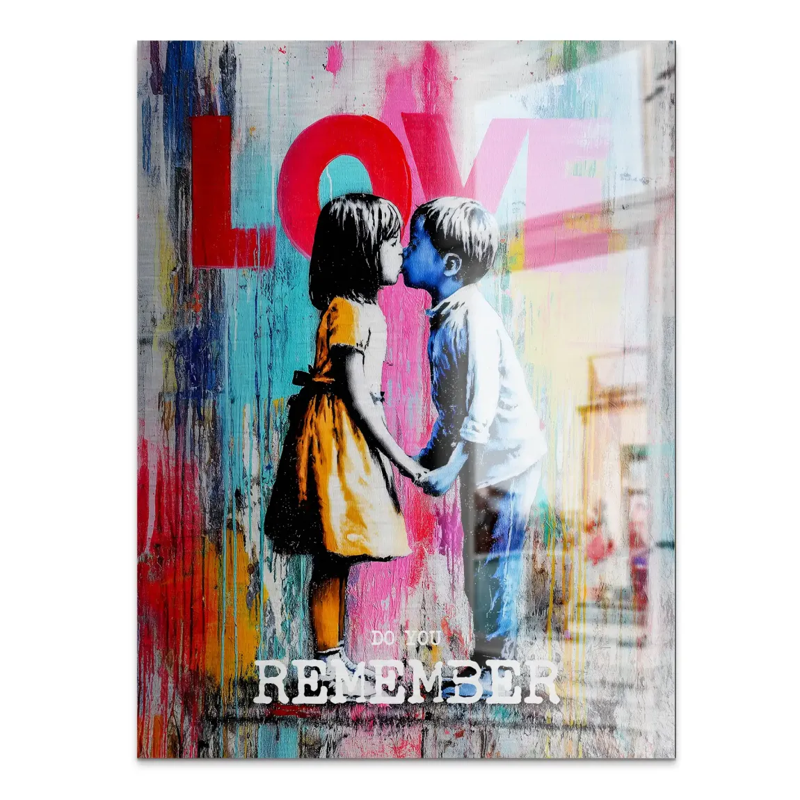 First Kiss Alu Gebürstet Bild