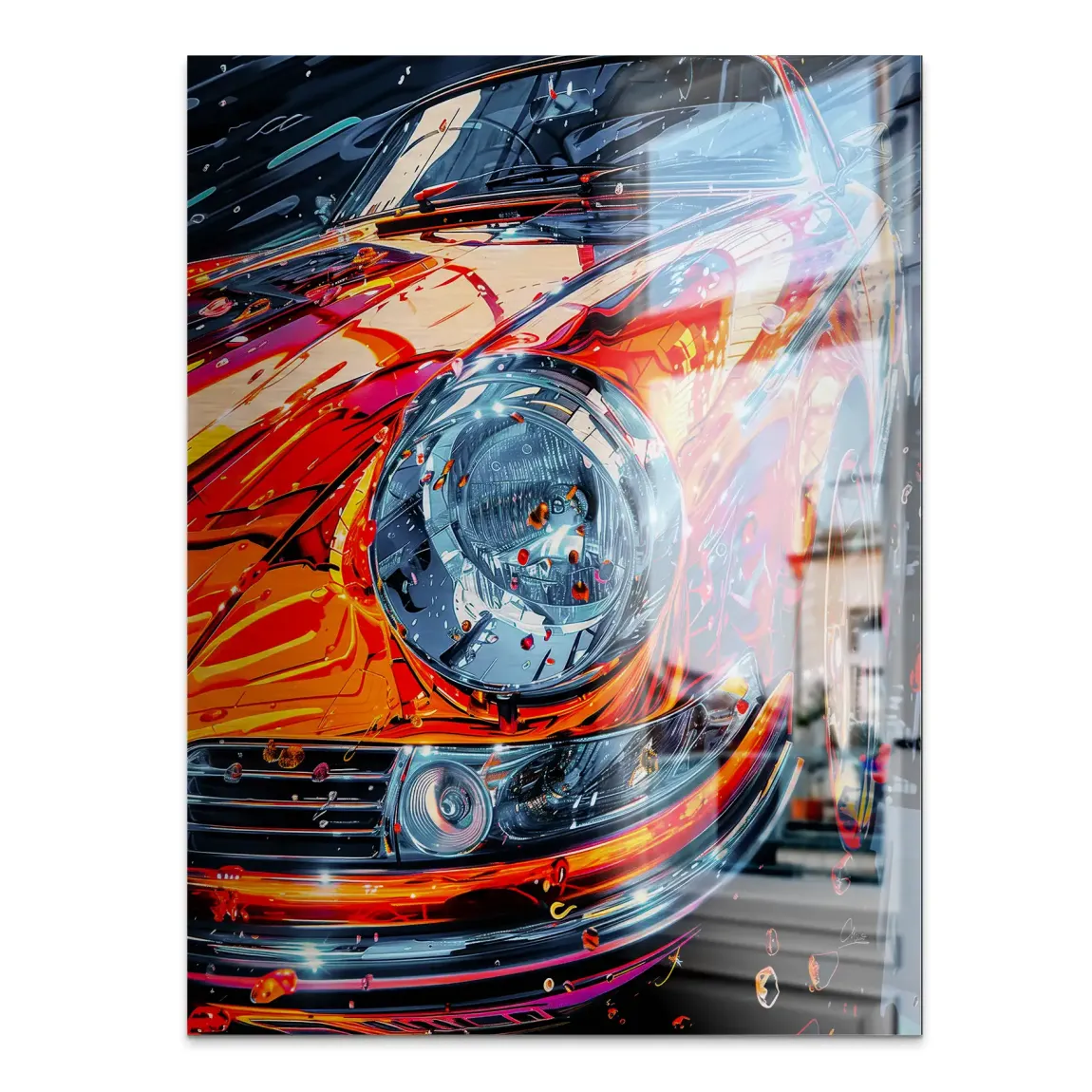 Vivid Motion 911 Porsche Alu Gebürstet Bild