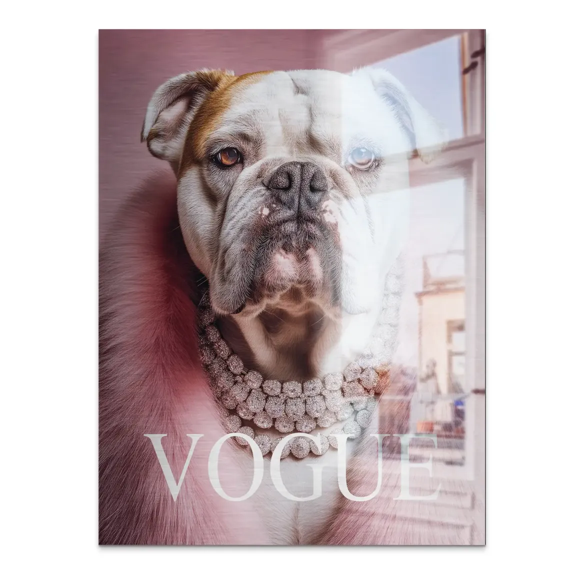 Bulldogge Vogue Alu Gebürstet Bild