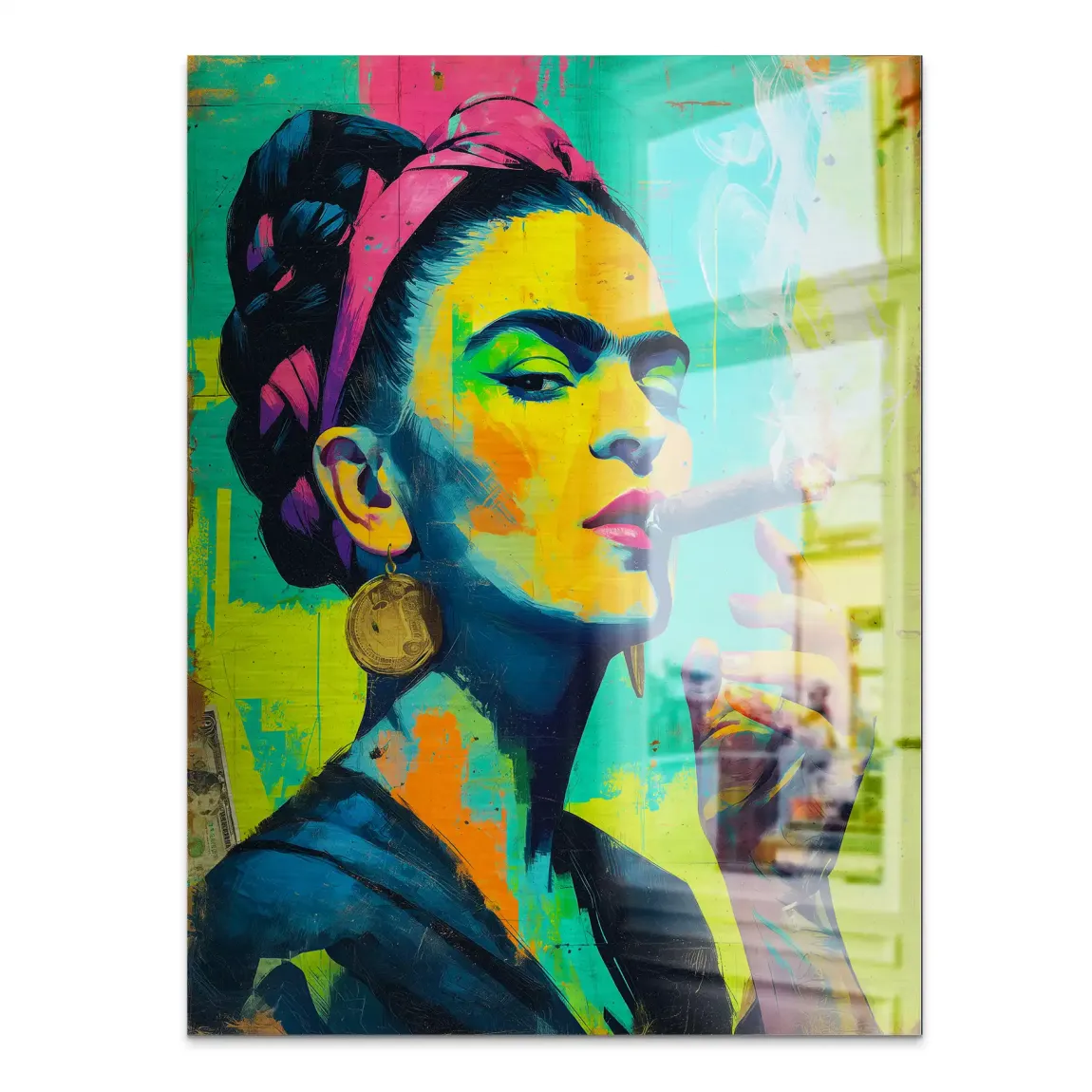 Frida Smoke Queen Alu Gebürstet Bild