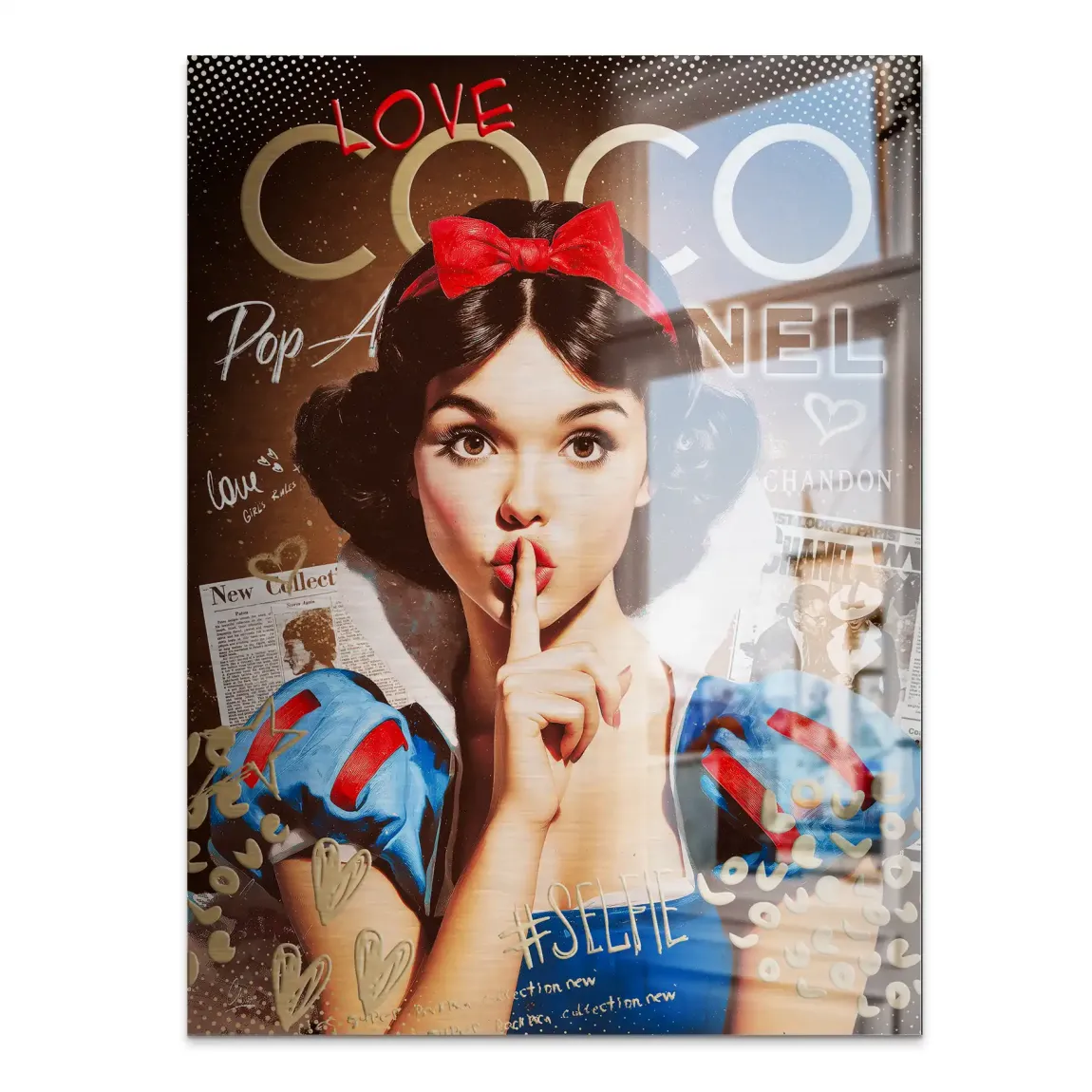 Schneewittchen Coco Glam Alu Gebürstet Bild