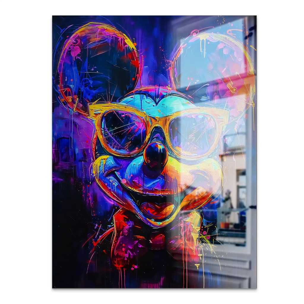 Micky Abstrakt Color Aludibond Gebürstet INGALERIE