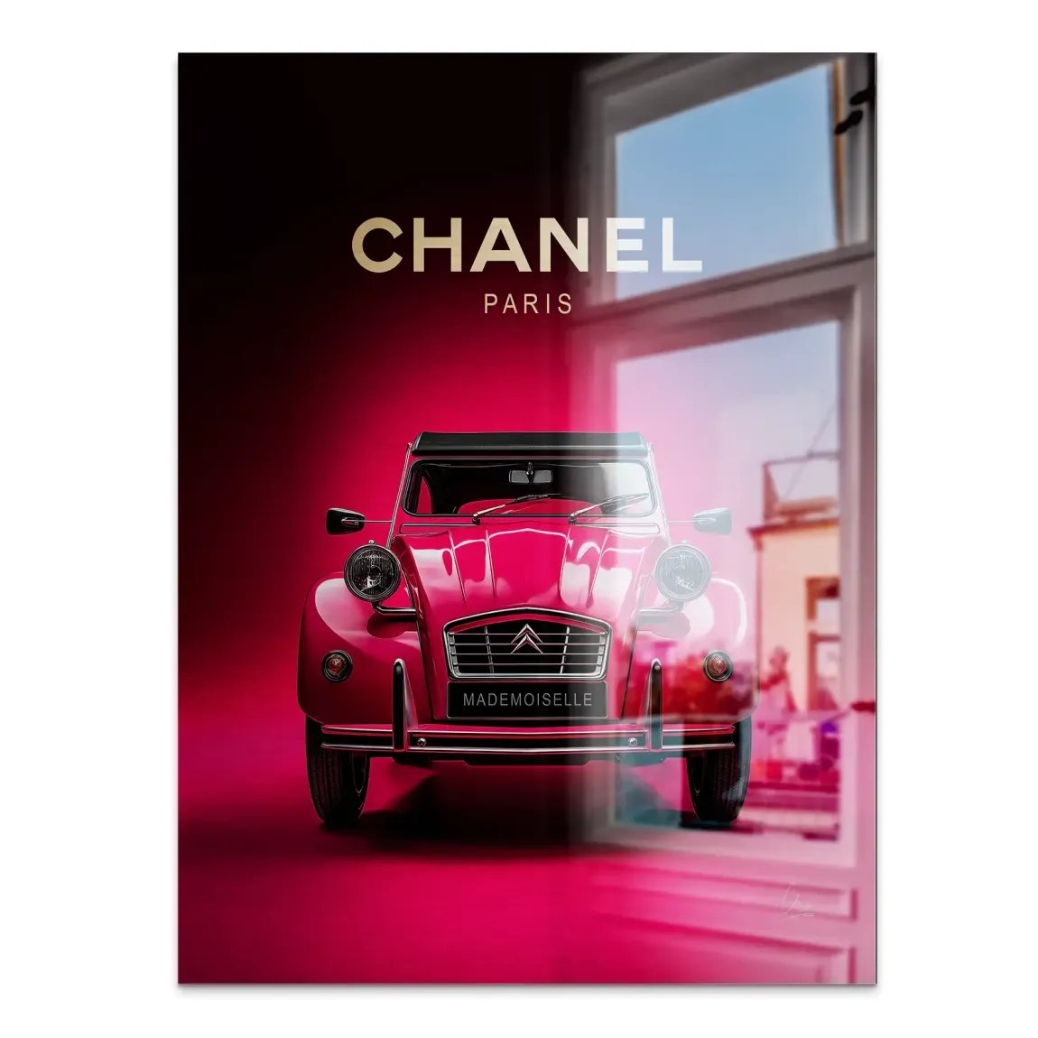 Mademoiselle Chic 2CV Alu Gebürstet Bild