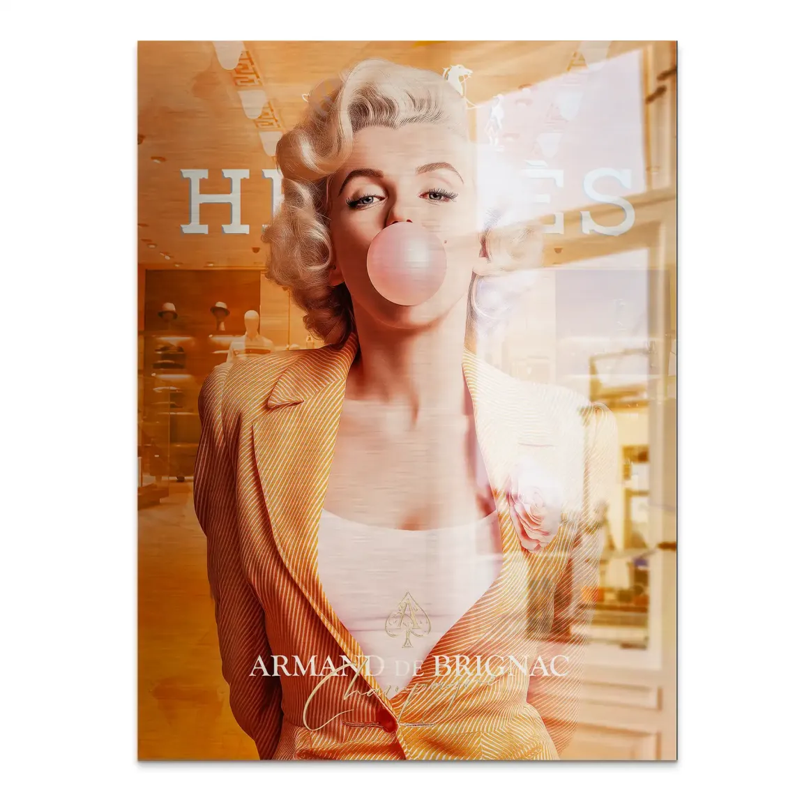 Monroe Bubble Glamour Aludibond Gebürstet INGALERIE