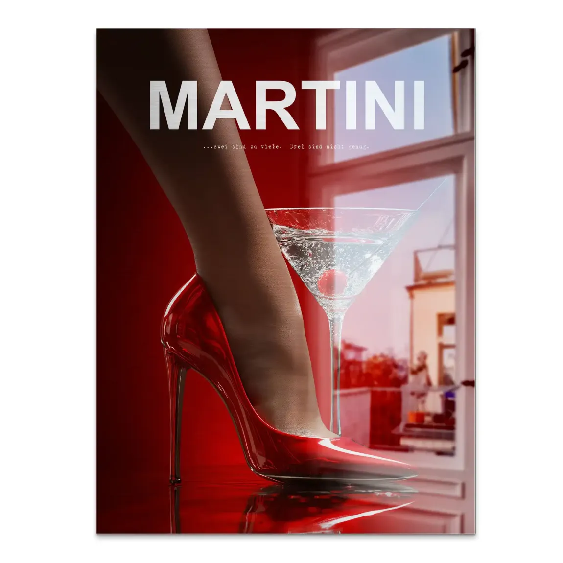 Martini Red Desire Alu Gebürstet Bild