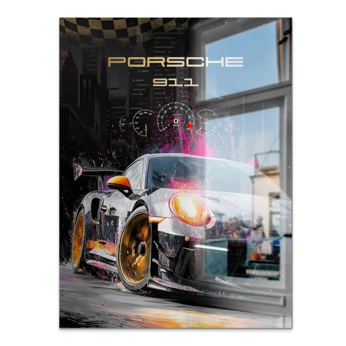 Porsche 911 GT3 Touch of Speed Alu Gebürstet Bild
