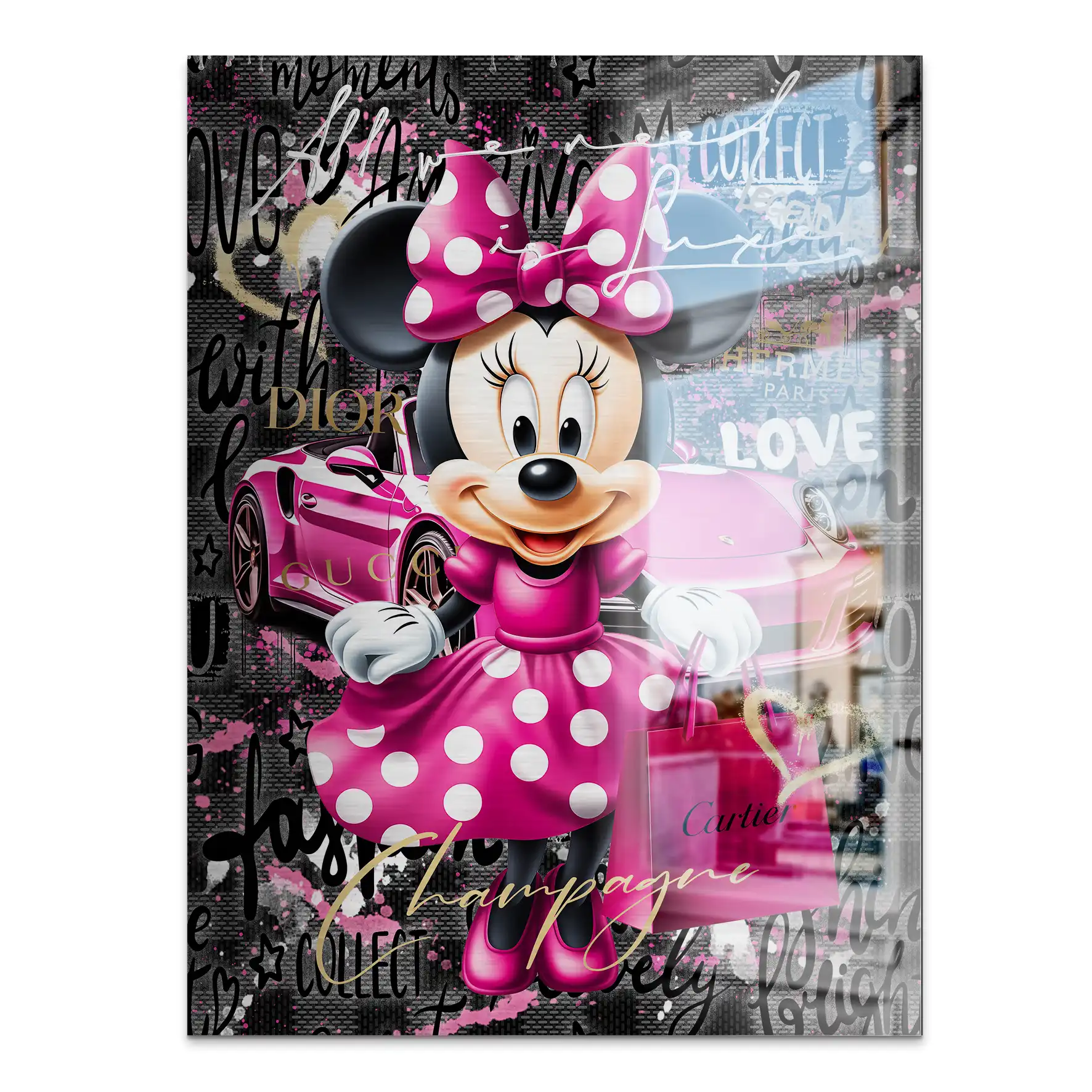 Minnie Need Luxe Aludibond Gebürstet INGALERIE
