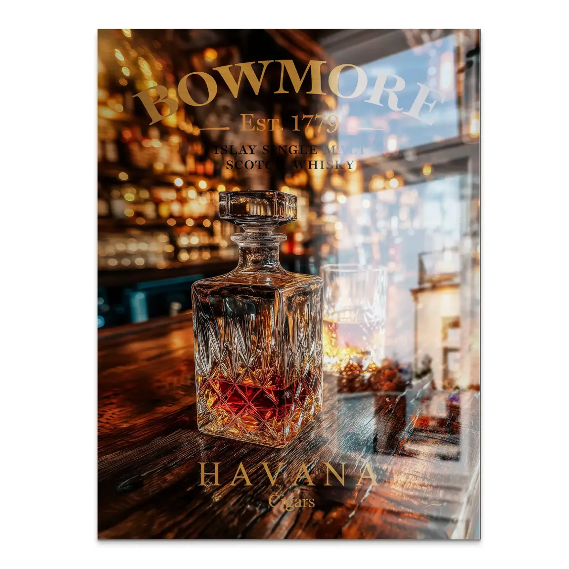 Whisky Lounge Havana Alu Gebürstet  Bild