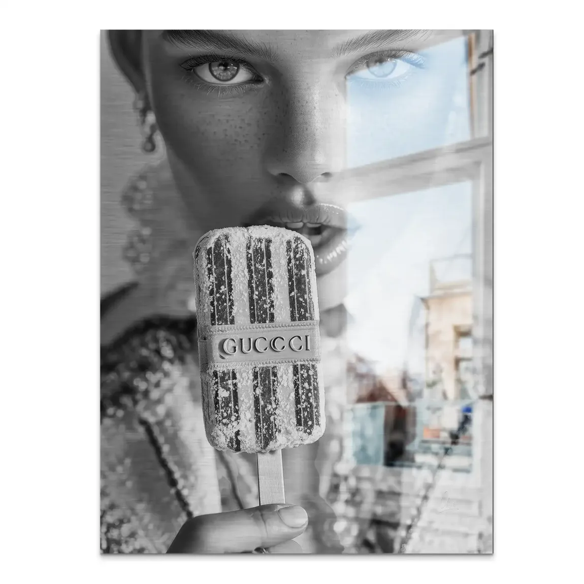 Gucci Ice Noir Alu Gebürstet Bild