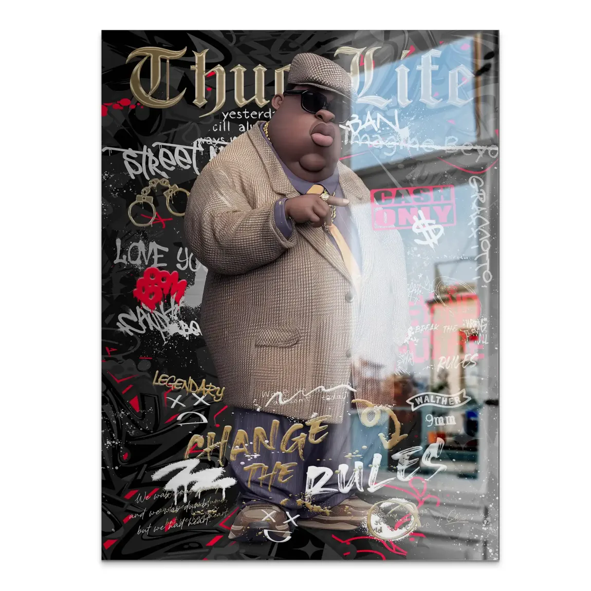 Thug Life Royalty Aludibond Gebürstet INGALERIE