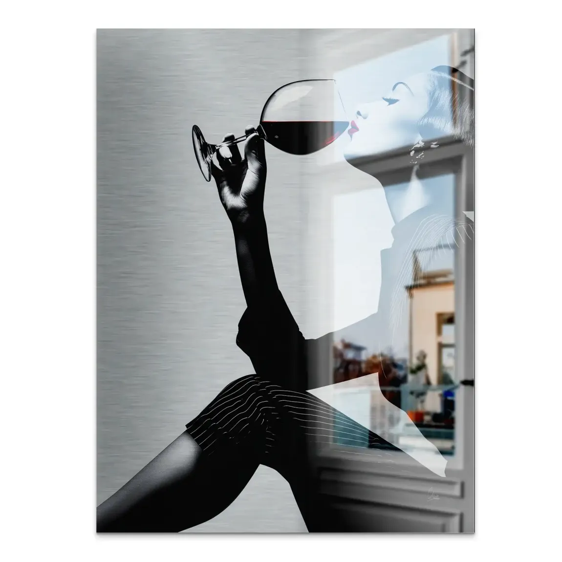 Wine Moments Alu Gebürstet Bild