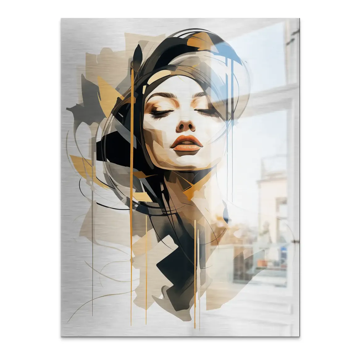 Whispers of Elegance Alu Gebürstet Bild INGALERIE