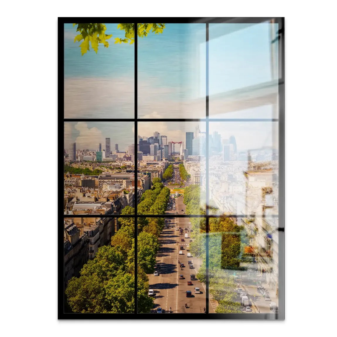 Avenue Lumière Paris Alu Gebürstet Bild