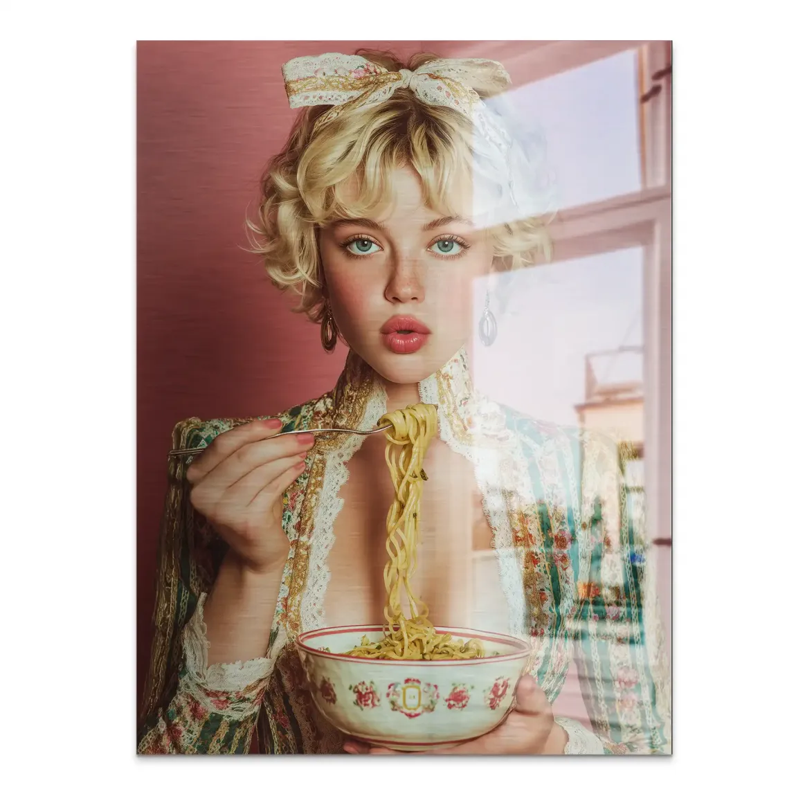 La Dolce Noodle Lady Alu Gebürstet Bild