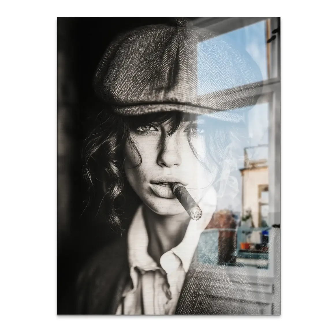 Beauty of Smoke and Silence Aludibond Gebürstet INGALERIE