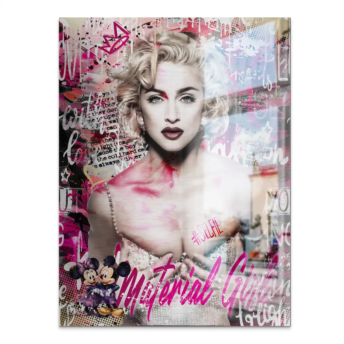 Pop Queen Vibes Alu Gebürstet Bild