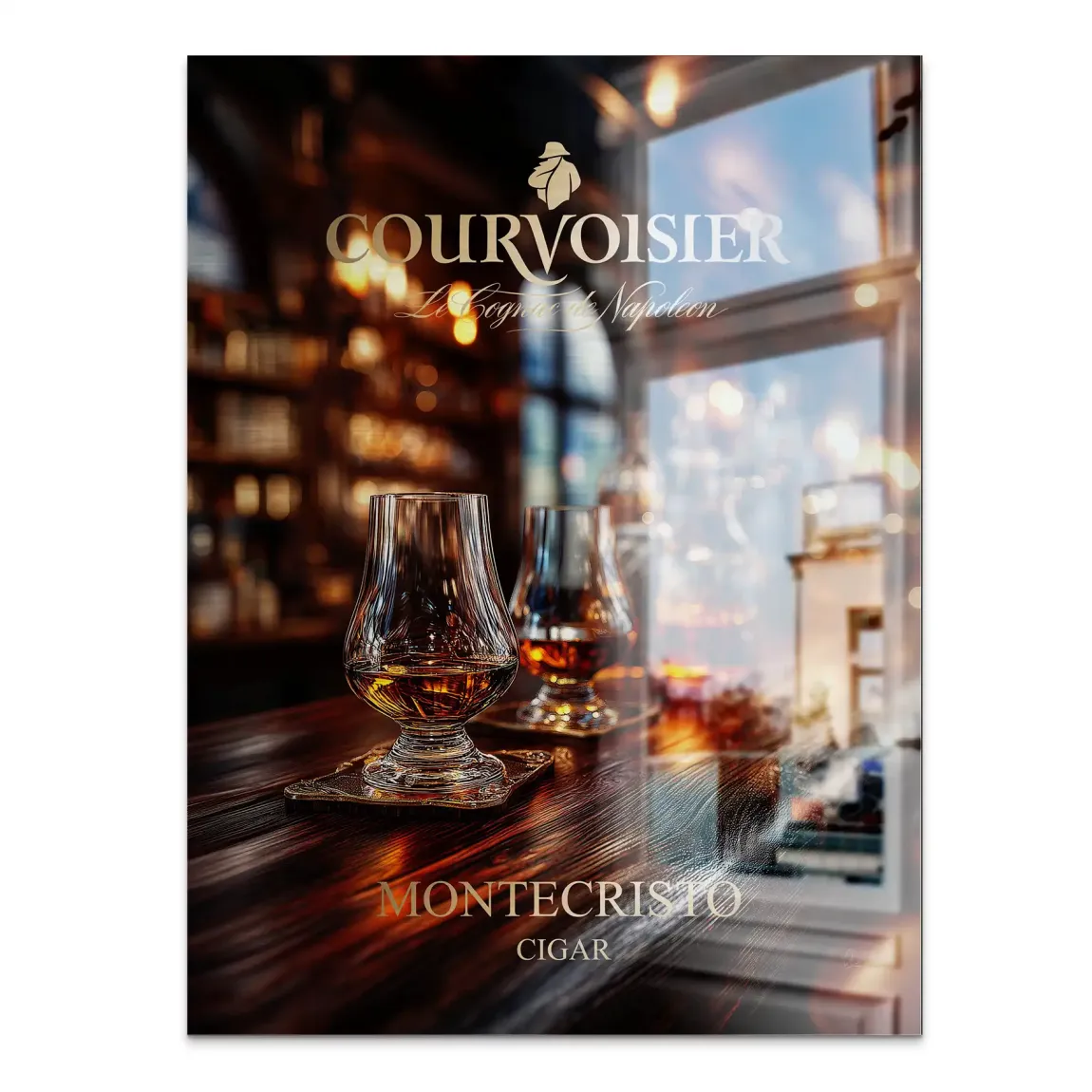 Amber Delight Cognac Alu Gebürstet Bild